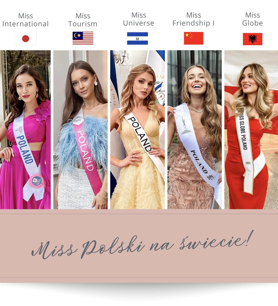 Reprezentantki Miss Polski