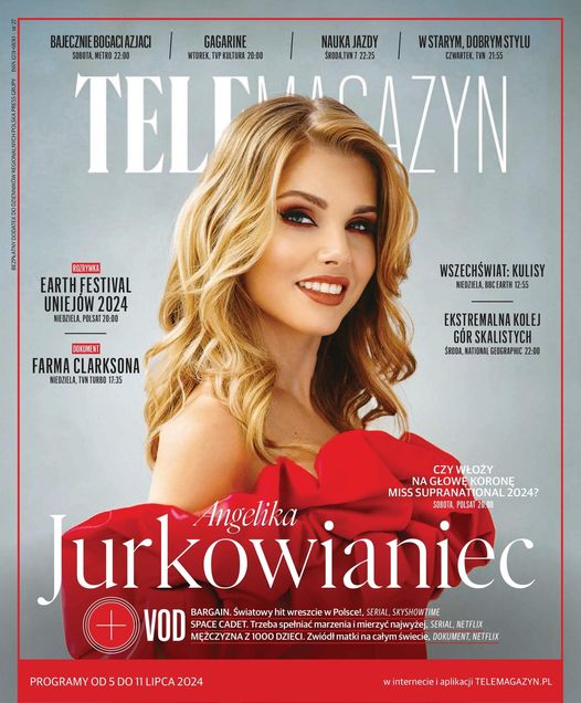 Angelika Jurkowianiec na okładce TeleMagazynu!