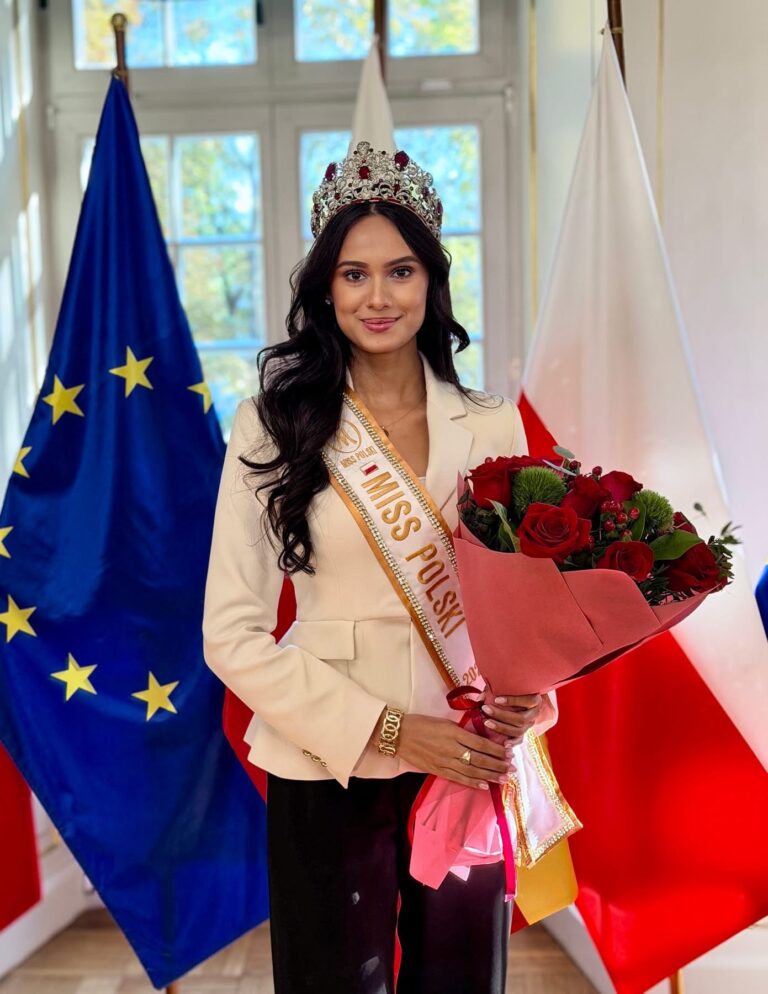 Miss Polski 2026 Wiktoria Ptak na spotkaniu z władzami miasta Białegostoku