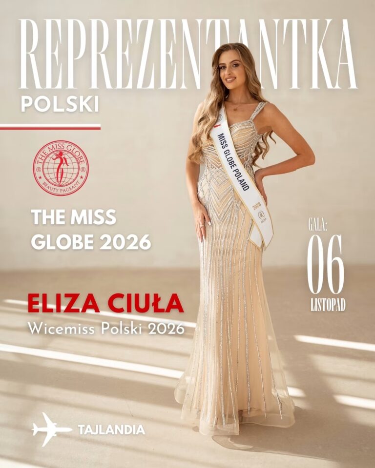🇵🇱 Eliza Ciuła I WICEMISS POLSKI 2026 reprezentantką Polski na The Miss Globe 2026 w Tajlandii! 🇹🇭